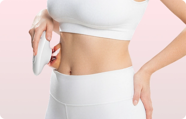 Vacuum therapy applied to the body to help improve skin texture and overall appearance.